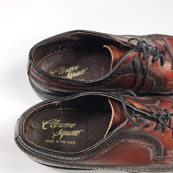 Men's Coburne Square Classic Wingtip Oxford shoes - Picture 6 of 11